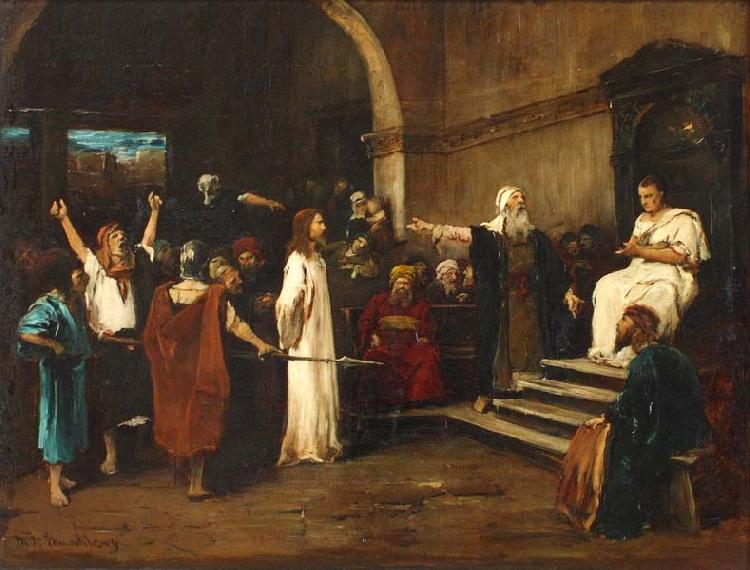 unknow artist Le Christ devant Pilate oil painting image
